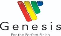 Genesis Vertical Logo White