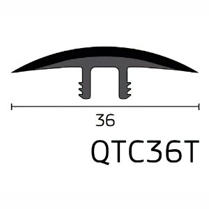 2.75m QTC36T TOPCLIP TWIN - BLACK